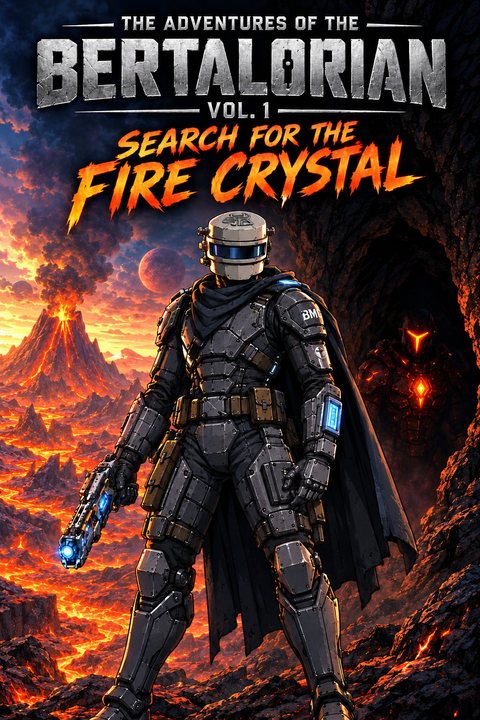 Cover of The Bertalorian, Vol. 1: Search for the Fire Crystal